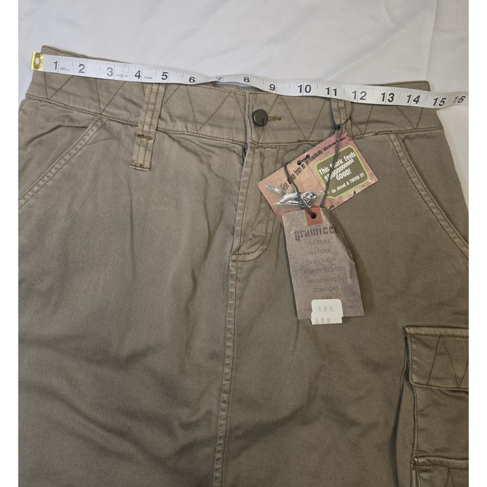 Gramicci Skirt NWT Womens Size 6 Khaki Cargo Side Pocket Utility Sporty Stretch‎ - Picture 3 of 8